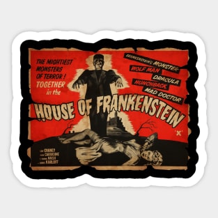 House Of Frankenstein Sticker